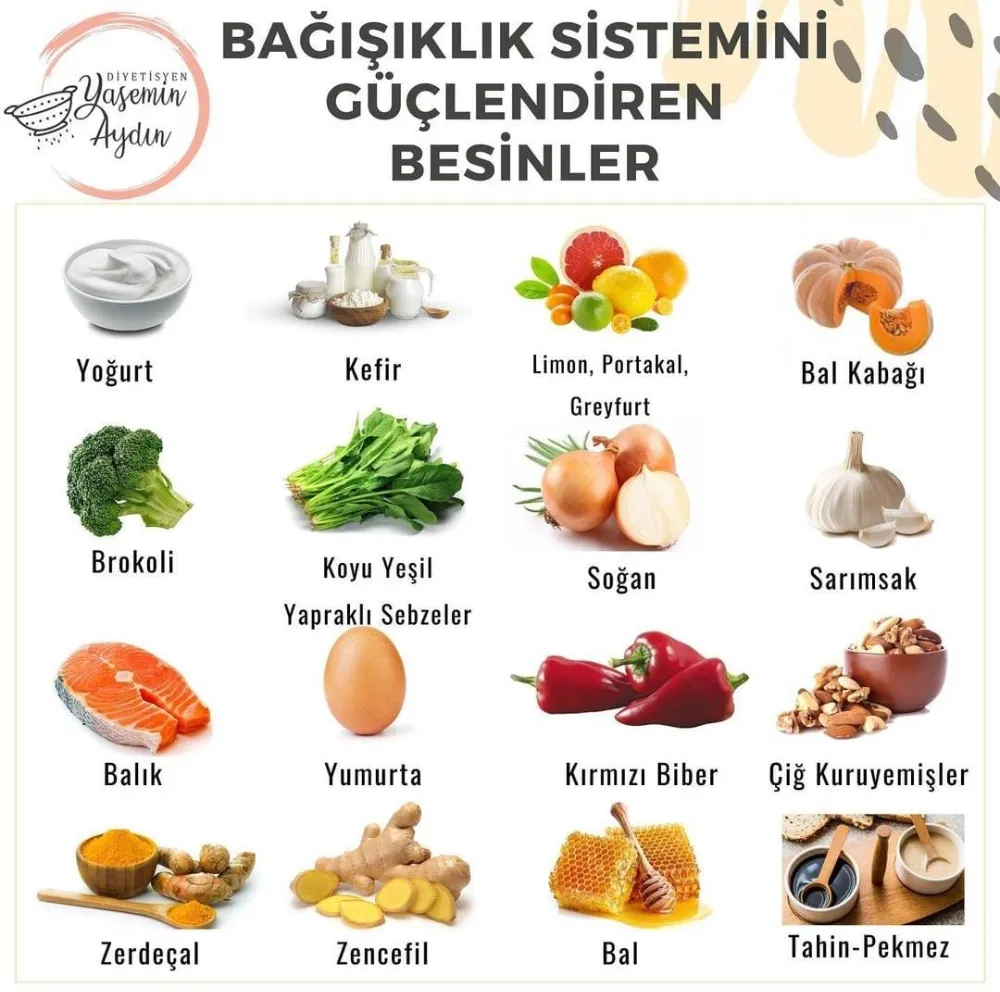 Sonbaharda Bağışıklığı Güçlendiren 10 Besin