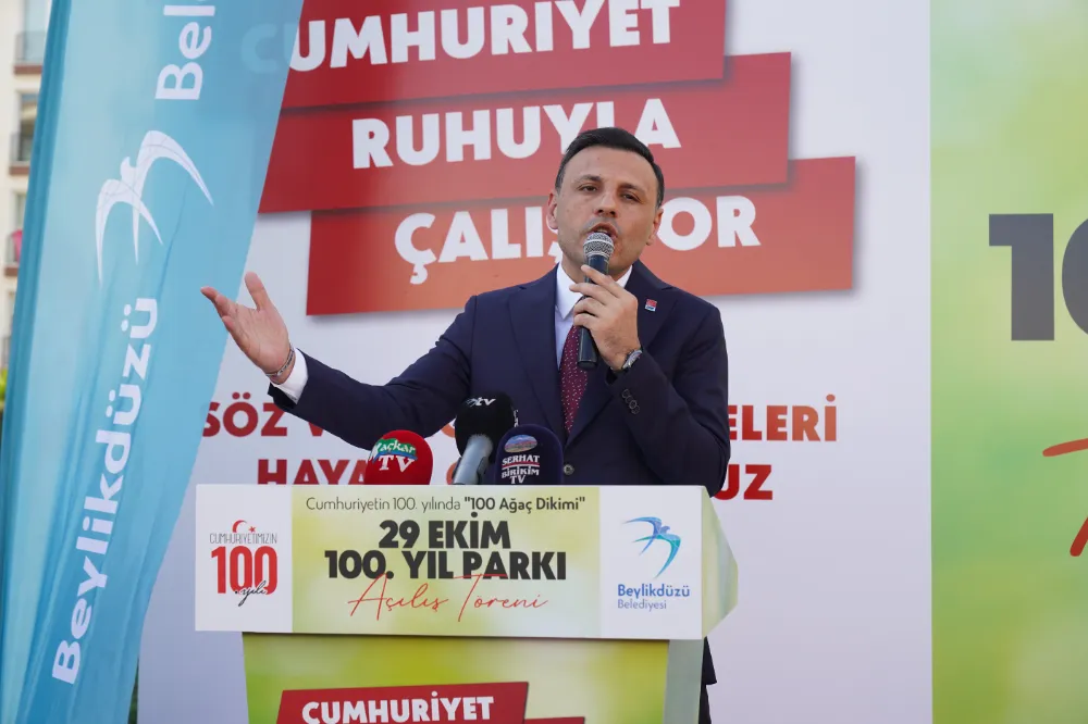 Çalık: 29 Ekim 100.Yıl Parkımız Cumhuriyet Çocuklarına Armağan Olsun