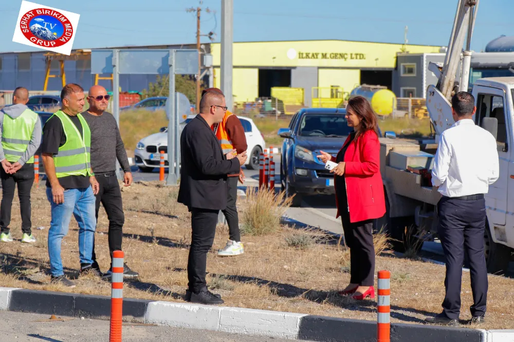 Doğudan Batıya Yol Aydınlatmaları Tamir Ediliyor