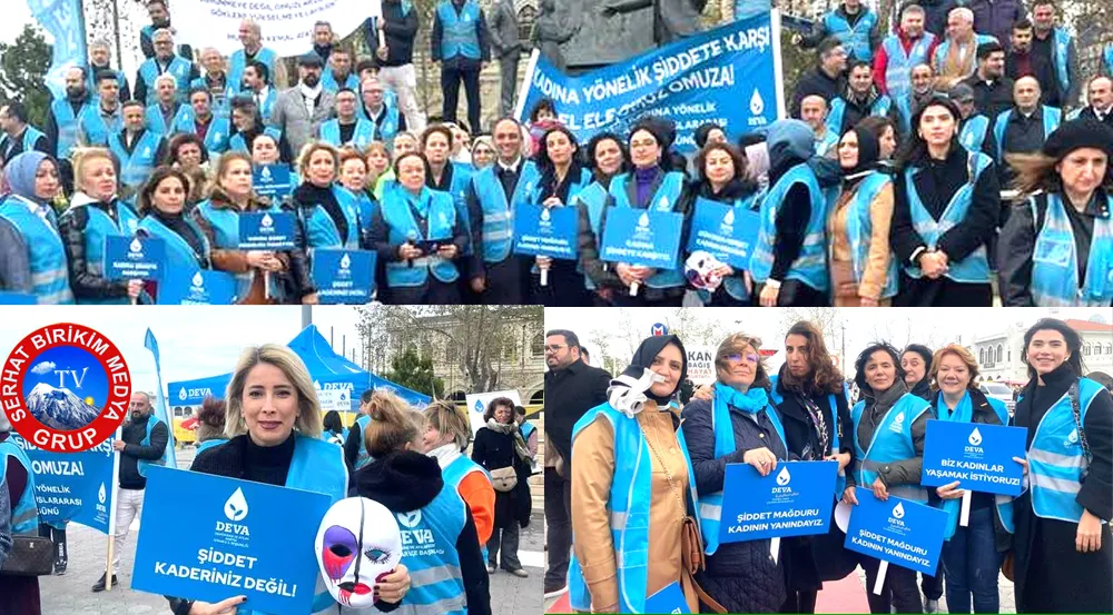 Deva Partili Kadınlar Şiddete Karşı Yürüdü
