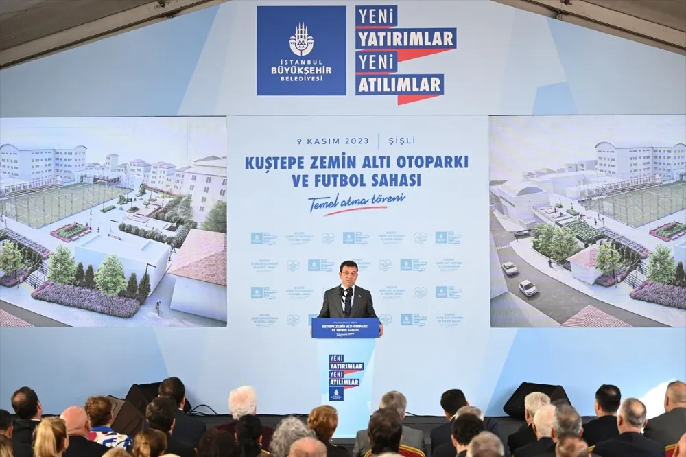 ‘Kuştepe Zeminaltı Otoparkı Ve Futbol Sahası’nın Temeli Atıldı