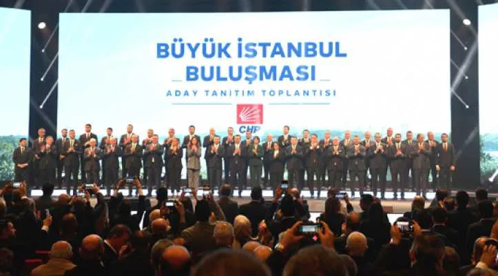 CHP İstanbul Adaylarını tanıttı