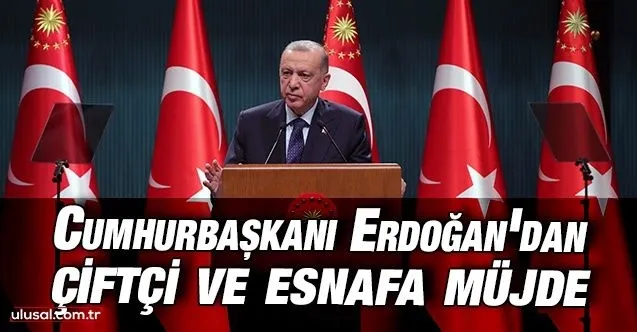 Esnafa ve üreticiye tam destek verdik