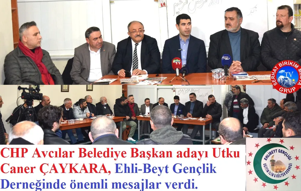 CHP Adayı ÇAYKARA, Ehli-Beyt Gençlik Derneğini Ziyaret Etti