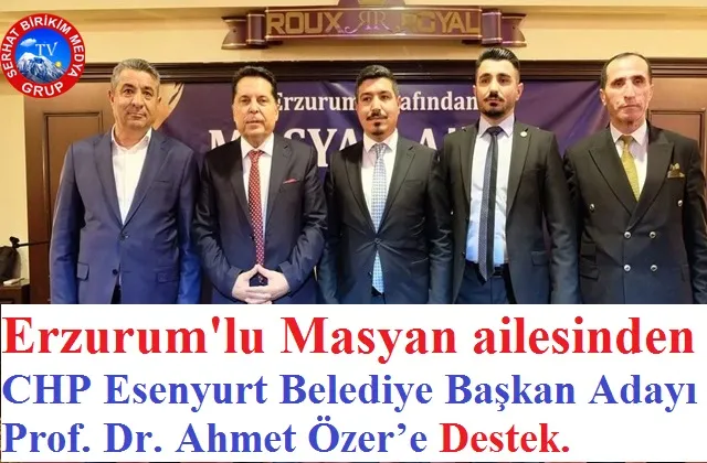 Erzurum’lular dan CHP Adayı Ahmet Özer’e Destek