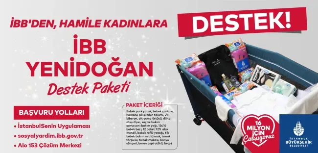 İBB’den Yenidoğan Destek Paketi 