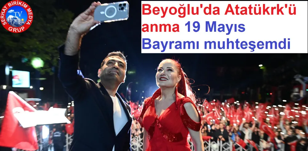 Beyoğlu’nda 19 Mayıs Coşkusu Candan Erçetin Konseri İle Son Buldu