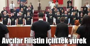 Avcılar Filistin için Tek Yürek