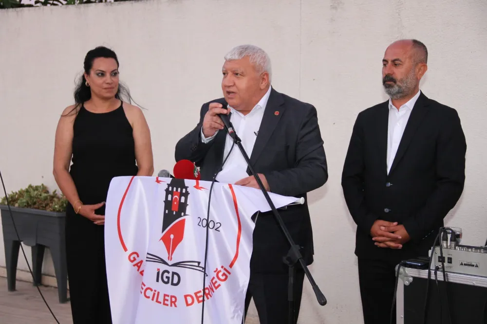 Hasan HINISLI; (İGD) Başkanı Gazetecilere Yemek Düzenledi.