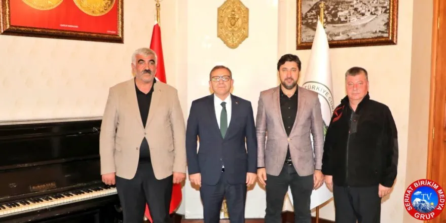 Kars Valisi Ziya Polat, iş insanlarını kabul etti