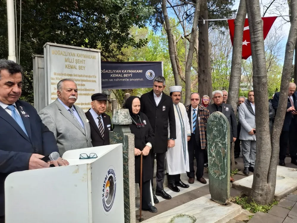 MİLLİ ŞEHİDİMİZ KEMAL BEY MEZARI BAŞINDA ANILDI