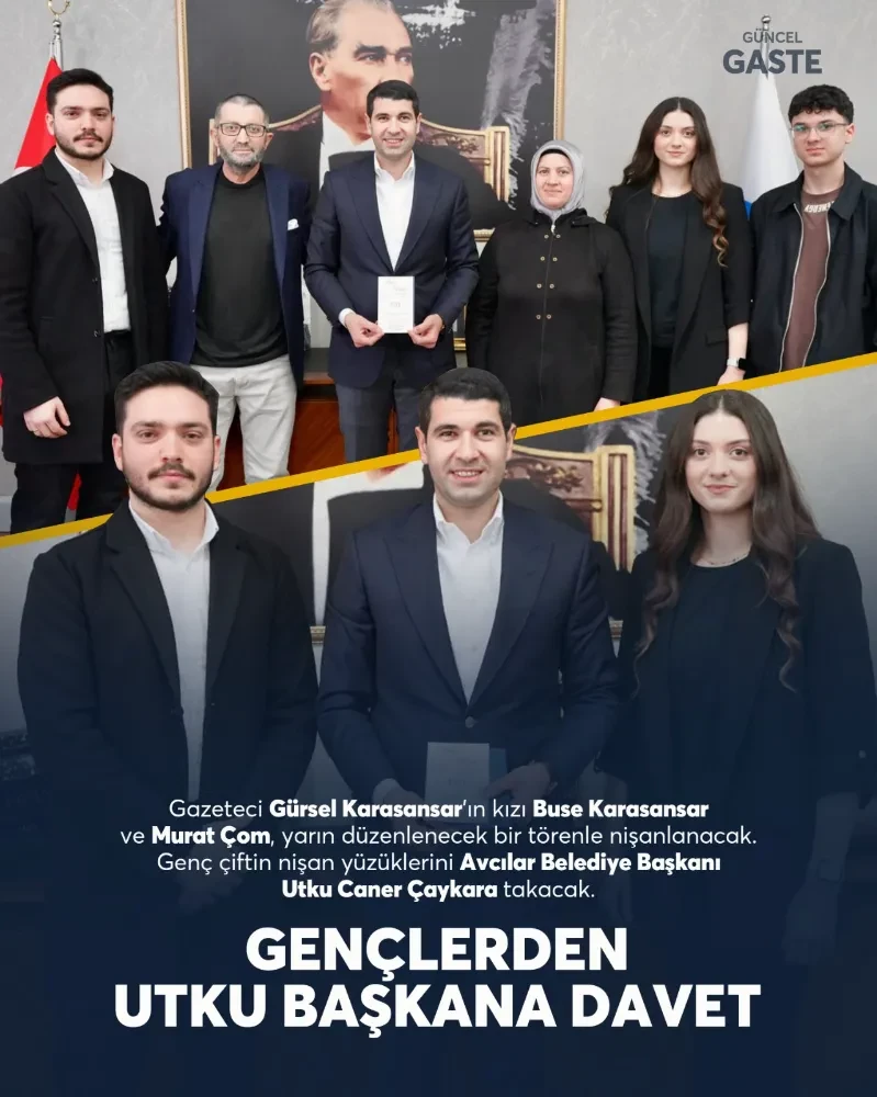 GENÇLERDEN UTKU BAŞKANA DAVET...