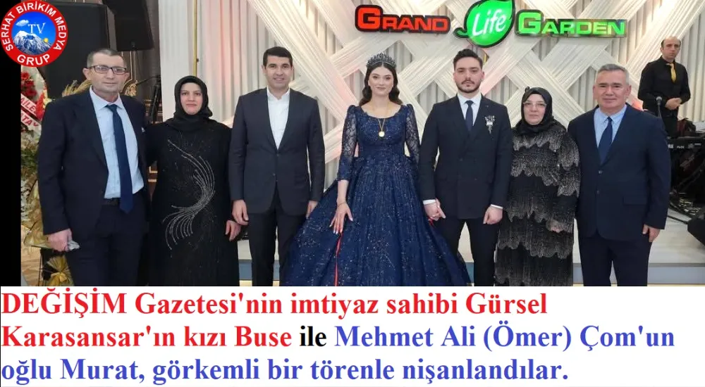 Karasansar ve Çom Aileleri Nişan töreni muhteşem oldu.