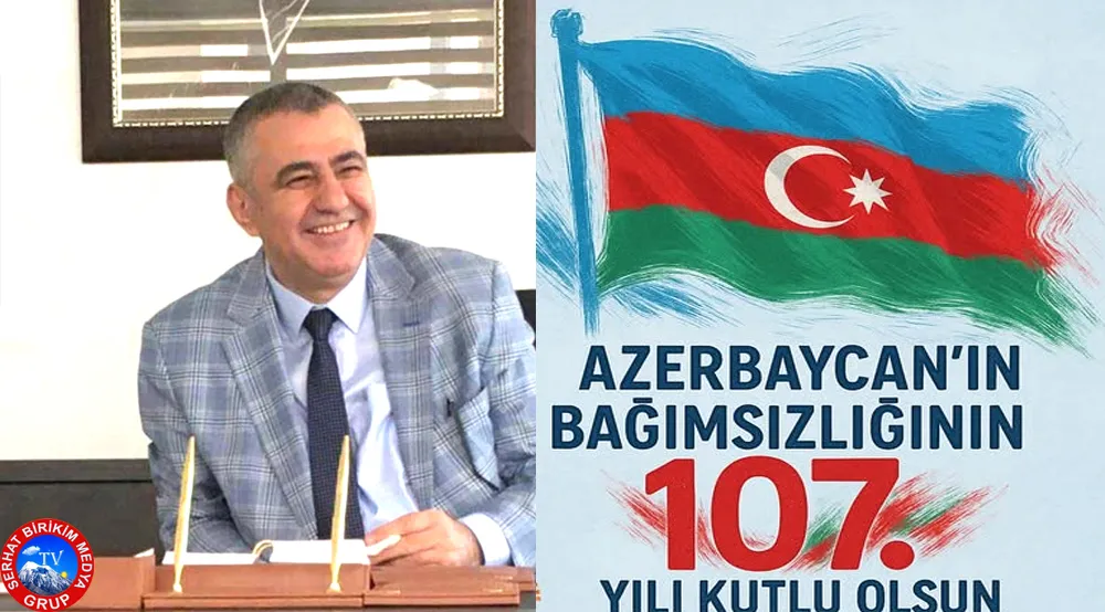 Başkan KAÇALİ, Azerbaycan Cumhuriyetinin 107. Yılını Kutladı