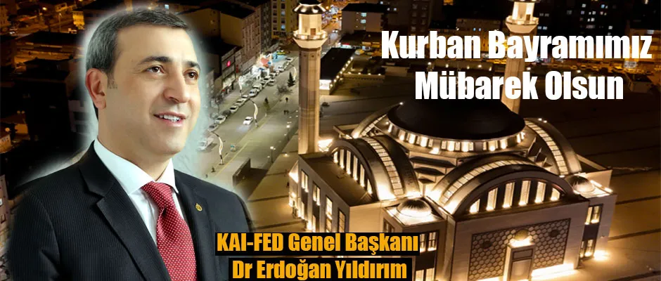 Yıldırım’ın Kurban Bayramı Kutlama Mesajı