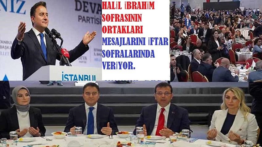 Halil İbrahim Sofrasının Ortakları Mesajlarını İftar Sofralarında Veriyor. 
