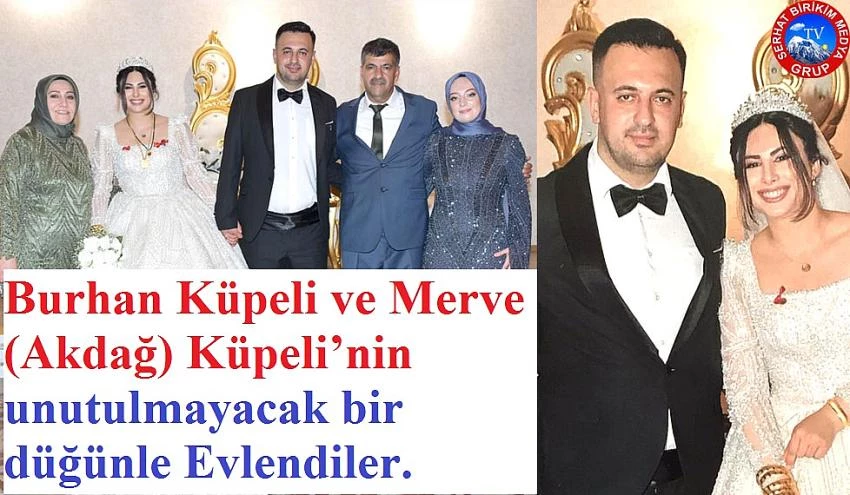 Küpeli ve Akdağ Ailelerinin Düğününe Yoğun İlgi ve Katılım Oldu