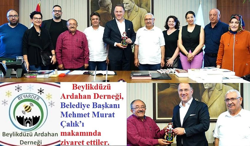 Beylikdüzü Ardahan Derneği, Başkan ÇALIK’a Damal Bebeği hediye etti.