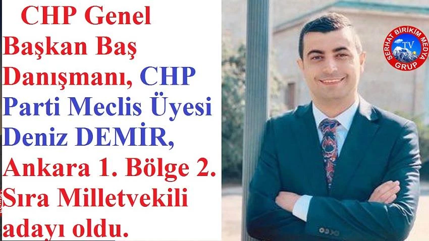 Deniz DEMİR, Ankara 1. Bölge 2. Sara Milletvekili Odayı Oldu