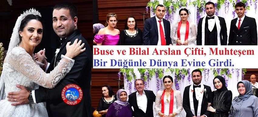 Şarbudak ve Arslan Ailelerinin Düğünü Muhteşem Oldu.