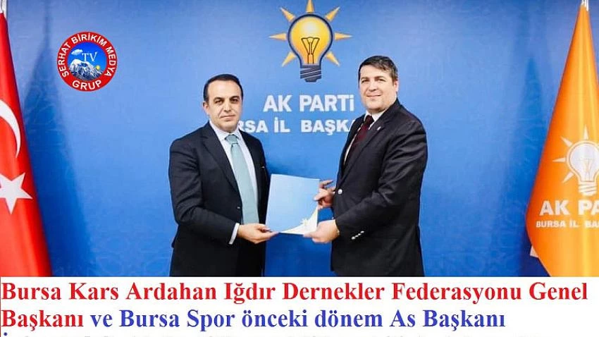 İrfan KOÇ; Ak Parti Bursa Milletvekili A. Adayı Oldu