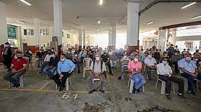 Kurban çadır yerleri kura ile belirlendi