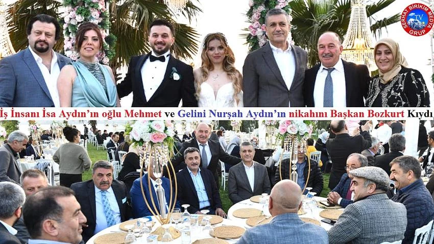 Nurşah Mehmet, Çiftinin Nikâhlarını Belediye Başkanı Bozkurt Kıydı