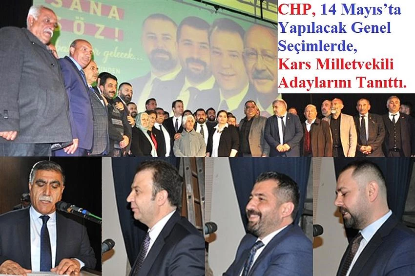CHP’nin Kars milletvekili adayları tanıtıldı