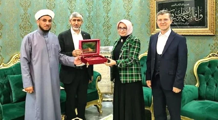 Şeyhi ağırladı Vakıflar’a müdür Oldu