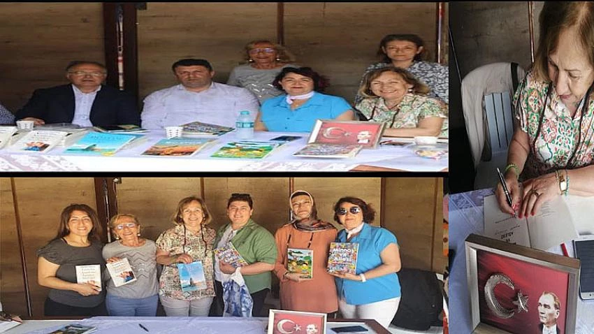 Eğitimci Yazar Hayat Batur Baysaling’ın imza gününe yoğun ilgi vardı