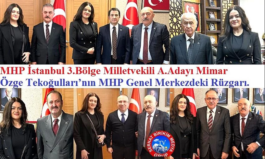 Mimar Özge Tekoğulları, MHP İstanbul Milletvekili A.Adayı Oldu