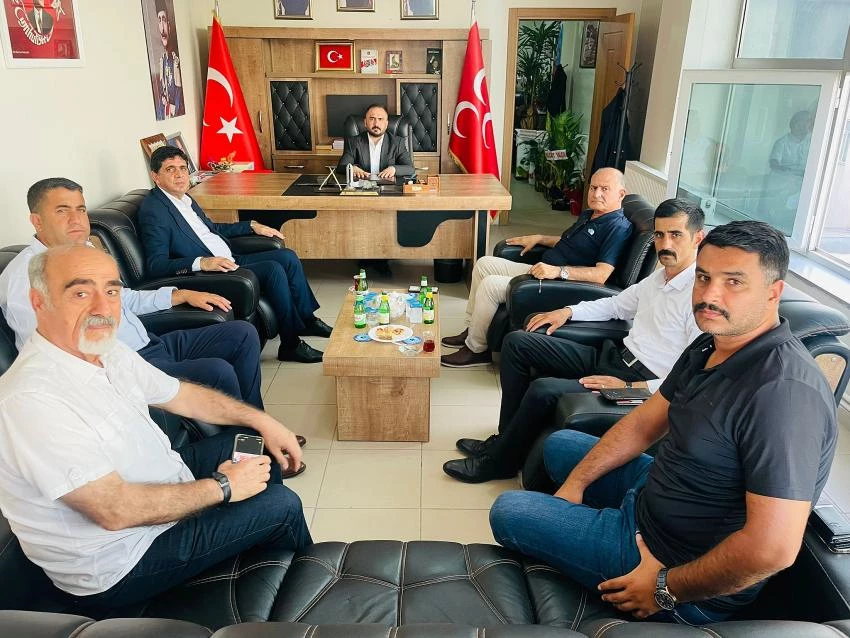 Rektör Alma’dan MHP Iğdır İl Başkanı Hüseyin Ateş’e Hayırlı Olsun Ziyareti