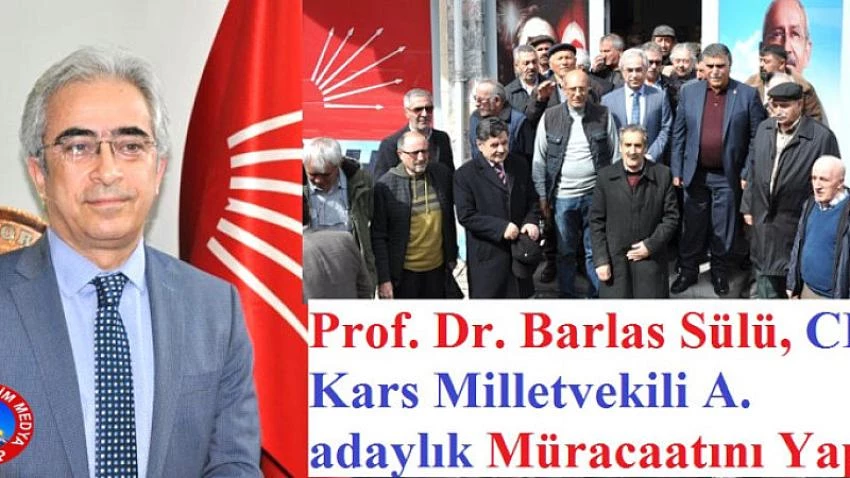 Prof. Dr. Barlas Sülü, CHP’den aday adaylığını açıkladı